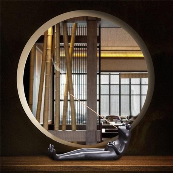 ChangWanna Ceramic Frog Incense Holder - Set of 45 Sandalwood Incense Sticks - Picture 6 of 7